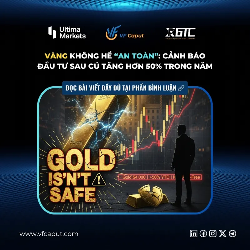 Vàng không hề “an toàn”: Cảnh báo đầu tư sau cú tăng hơn 50% trong năm